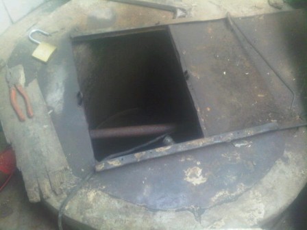 The well and pipe connected to NNPC pipeline