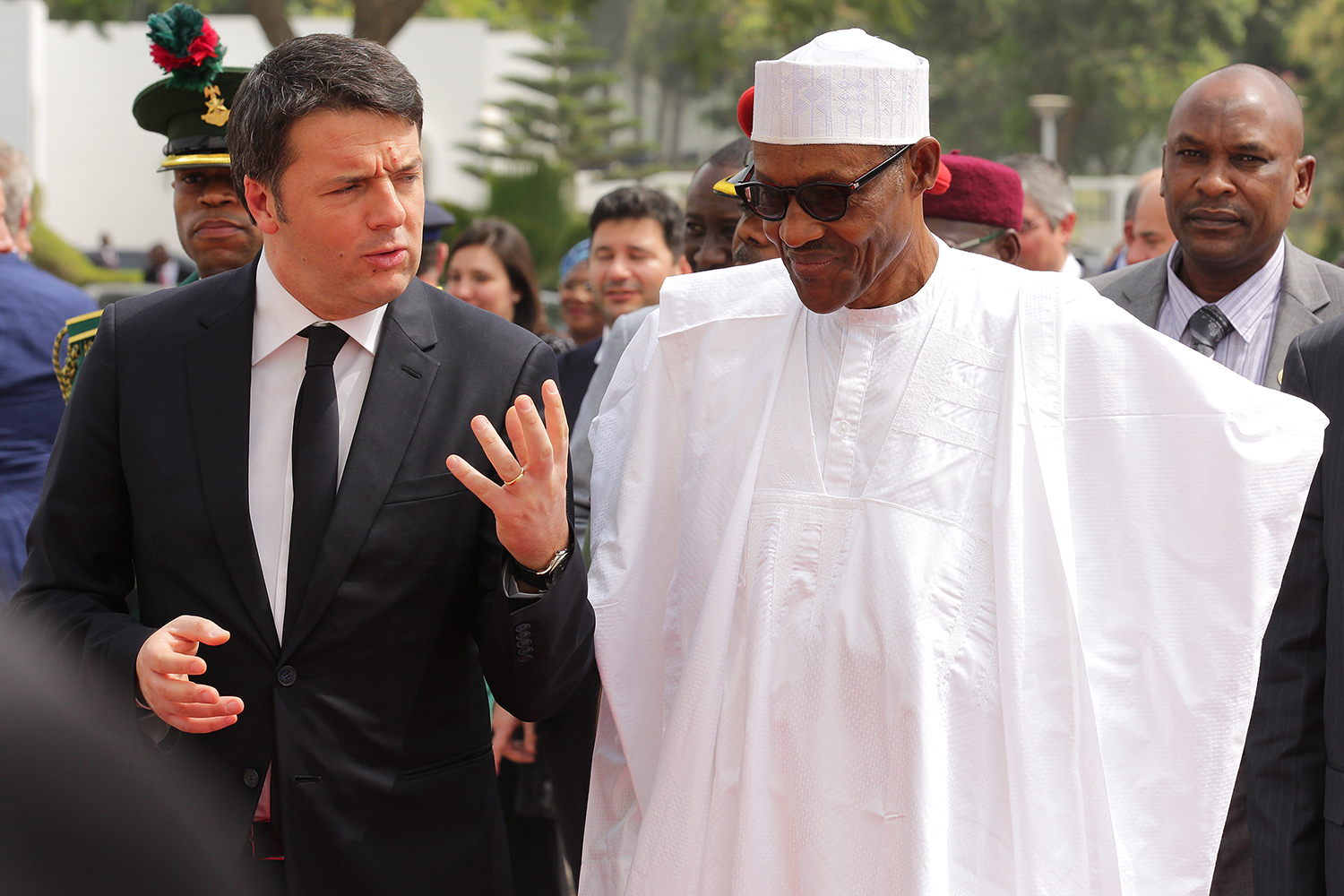 Buhari -Matteo Renzi -3