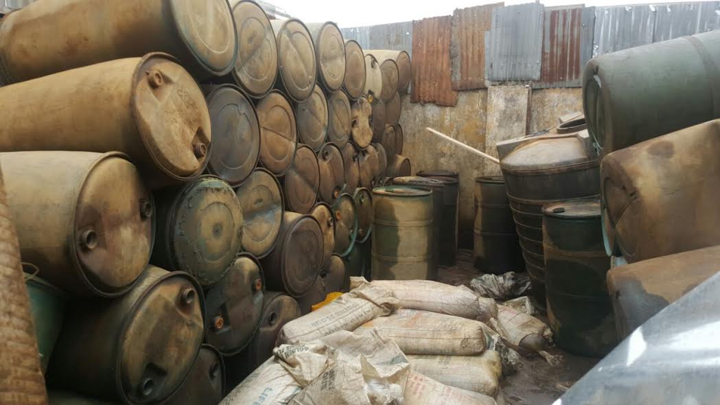Oil bunkering_Pipeline Vandals_ Destroys Illegal Refineries_4