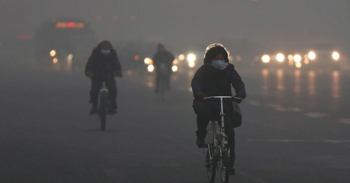 smog in Beijing China