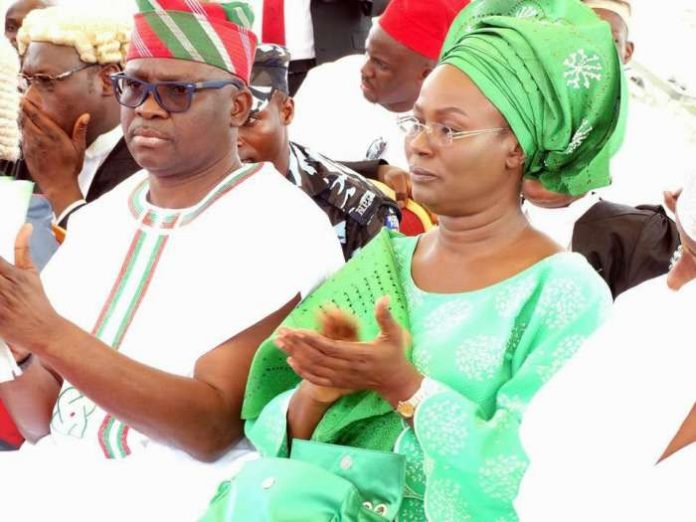 Gov-Fayose-and-wife-Feyisetan