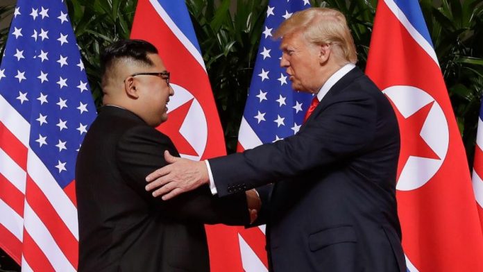 Donald Trump and North Korean dictator Kim Jong Un
