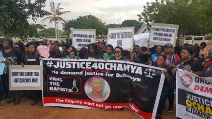 Protesters-demand-justice-for-late-Ochanya-Ogbanje