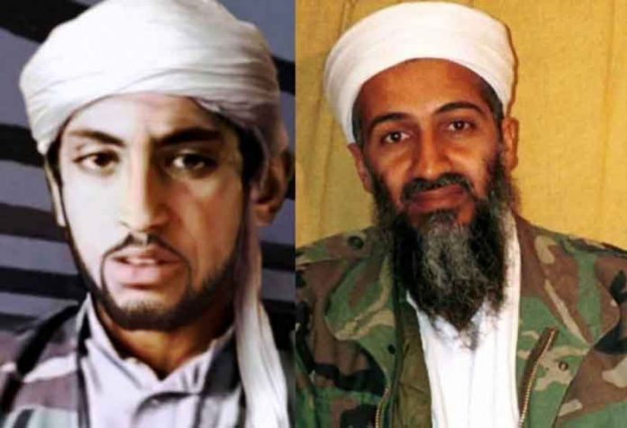 Osama bin Laden and son Hamza