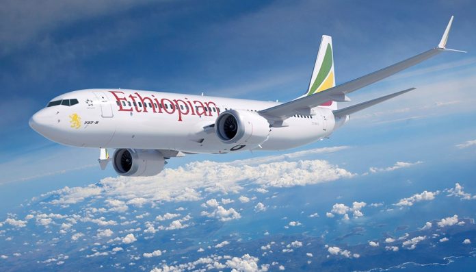 ethiopian airline - Boeing 737 MAX 8