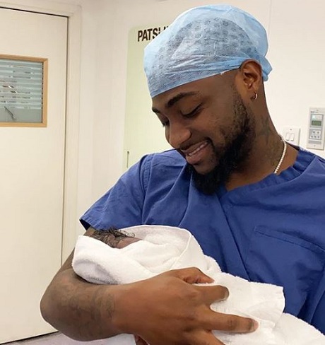 Davido and son