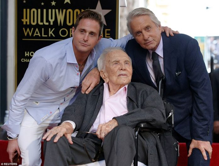 Kirk Douglas and michael