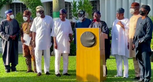 tinubu-gbajabiamila-southwest-apc-governors-reveal-stand-on-yoruba-nation-agitation