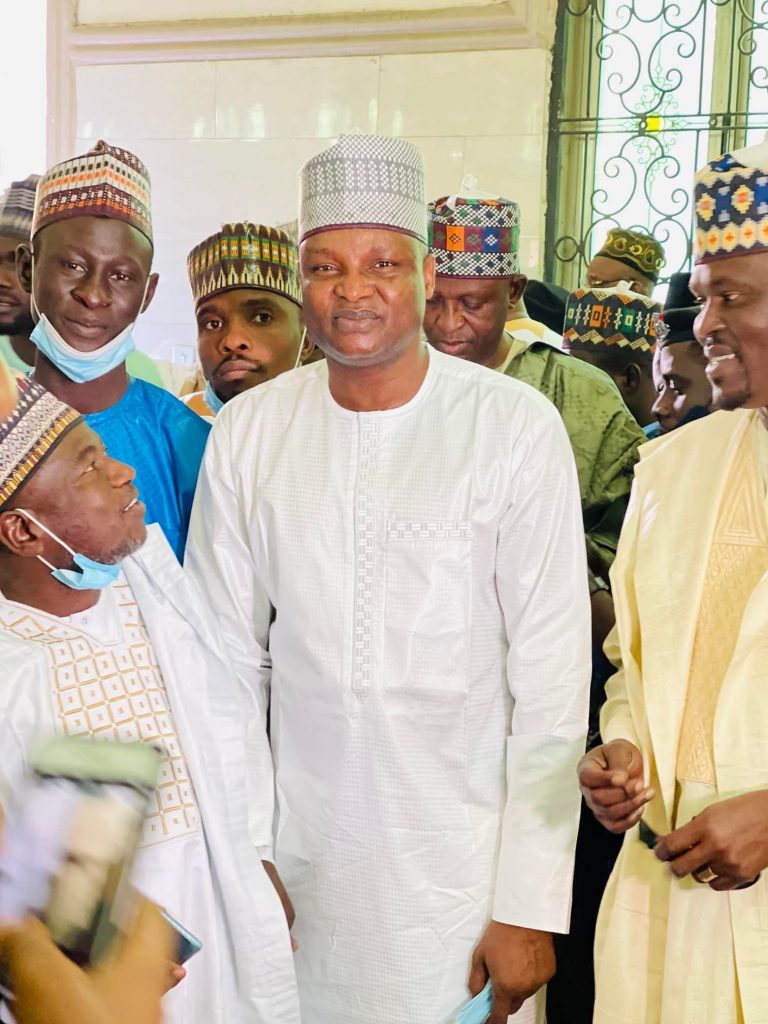 Suspended DCP Abba Kyari makes first public appearance at IGP Alkali son’s wedding [PHOTOS]