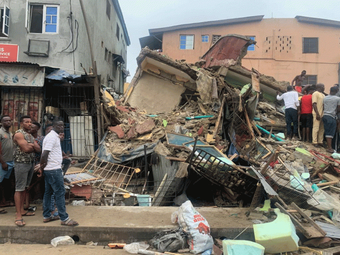 collapsed three-storey building -1
