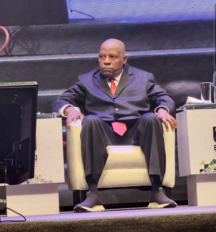 Shettima’s outfit at NBA conference