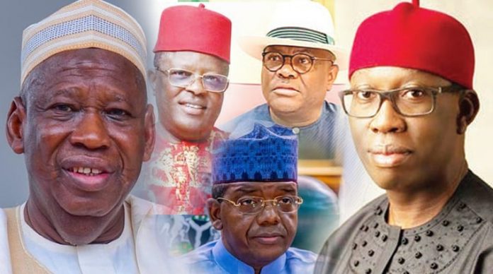 Ganduje-Umahi-Matawalle-Wike-and-Okowa