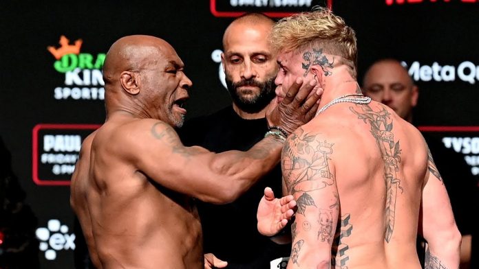 Mike Tyson Slaps Jake Paul