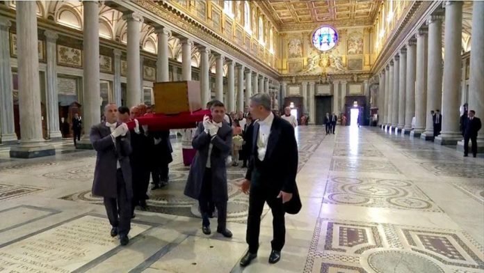 Pope Francis laid to rest