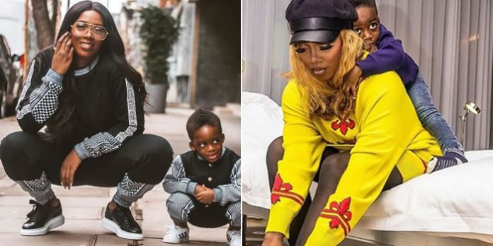 Tiwa-savae-and-son-Jamil-balogun
